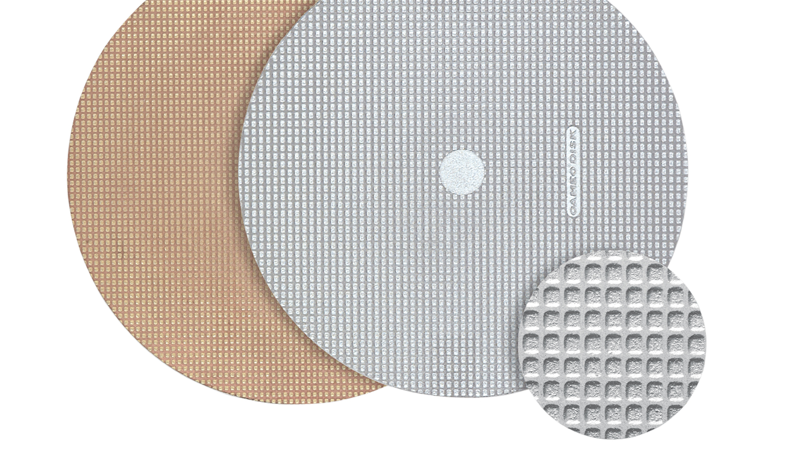 CAMEO DISK Silver & Gold